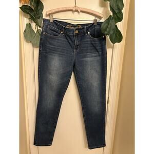 Seven 7 Est 1964  Jeans Women’s‎ 32x29 Skinny Sz 16 Blue Denim Jeans Preppy